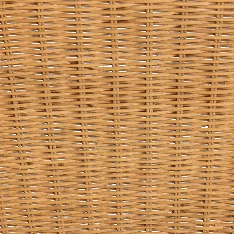 bali & pari Tabouret de bar en rotin naturel Barito, hauteur comptoir : Design bohème, aucun assemblage requis