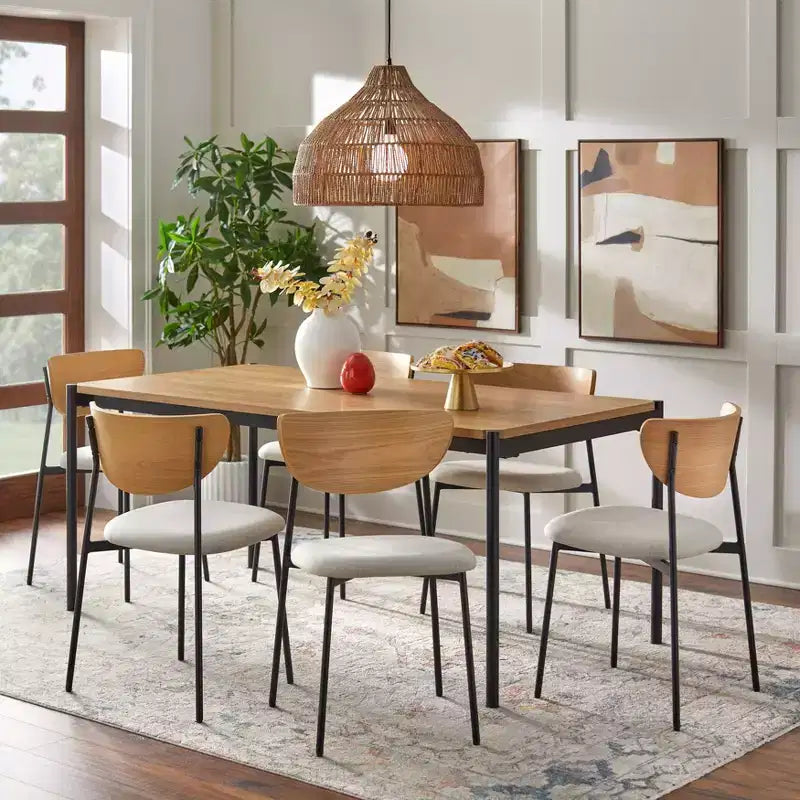 Lot de 2 chaises de salle à manger modernes Jari Lifestorey du milieu du siècle
