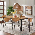 Lot de 2 chaises de salle à manger modernes Jari Lifestorey du milieu du siècle
