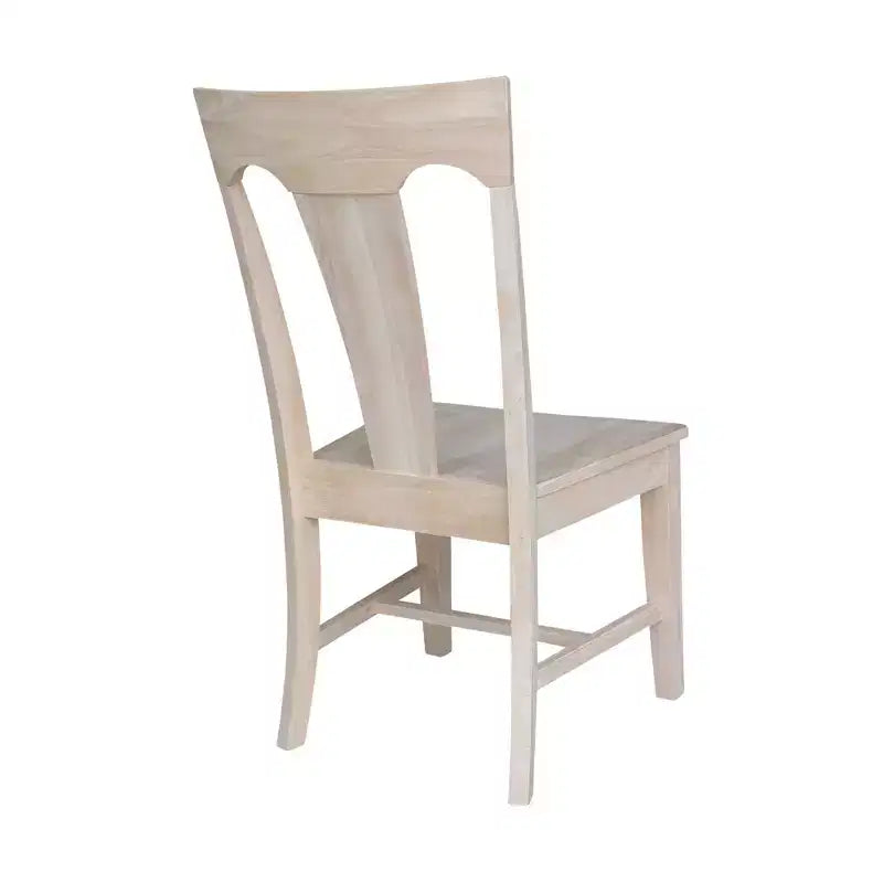 Lot de 2 chaises sans accoudoirs Elle non finies - International Concepts