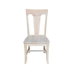 Lot de 2 chaises sans accoudoirs Elle non finies - International Concepts