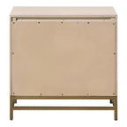HOMES: Inside + Out Ensemble 3 pièces de 2 tables de chevet et commode en bois Neovesi Chêne Boho