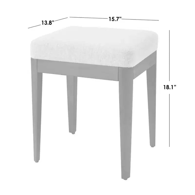 Coiffeuse Lifestorey Parc avec tabouret Chêne