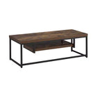Meuble TV Bob pour téléviseurs jusqu'à 47" Finition chêne vieilli/métal noir - Acme Furniture
