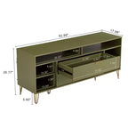 Meuble TV Dumbo Manhattan Comfort 63 po pour téléviseurs jusqu'à 60 po, vert olive