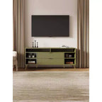 Meuble TV Dumbo Manhattan Comfort 63 po pour téléviseurs jusqu'à 60 po, vert olive