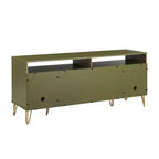 Meuble TV Dumbo Manhattan Comfort 63 po pour téléviseurs jusqu'à 60 po, vert olive