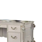 Bureaux Vendome 31" Finition Nacre Antique - Acme Furniture : Écriture de Direction, Étagère de Rangement Ouvert