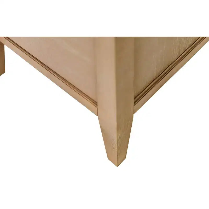Crédence et huche en bois moderne Collection Laurel Marron clair - Martin Furniture : Brossé, Panneaux cintrés