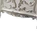 Acme Furniture Bureau Dresden 31 po, fini blanc cassé : Bois composite, étagère de rangement ouverte, assemblage sans outil
