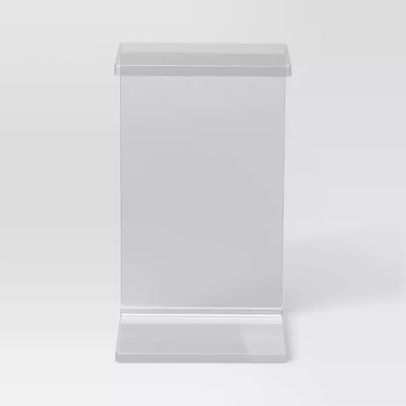 Table d'appoint en acrylique en forme de C transparent – Room Essentials™
