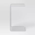 Table d'appoint en acrylique en forme de C transparent – Room Essentials™