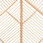 Tête de lit autonome Queen Walid Rattan Marron Naturel - Baxton Studio : Aucun assemblage requis, Nettoyage des taches, Conception autoportante
