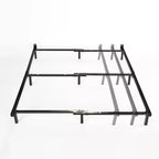 Queen 7" Compack Adjustable Metal Bed Frame Black - Zinus