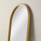 Miroir en bois à cadre cintré 71,1 x 177,8 cm Laiton – Hearth & Hand™ avec Magnolia
