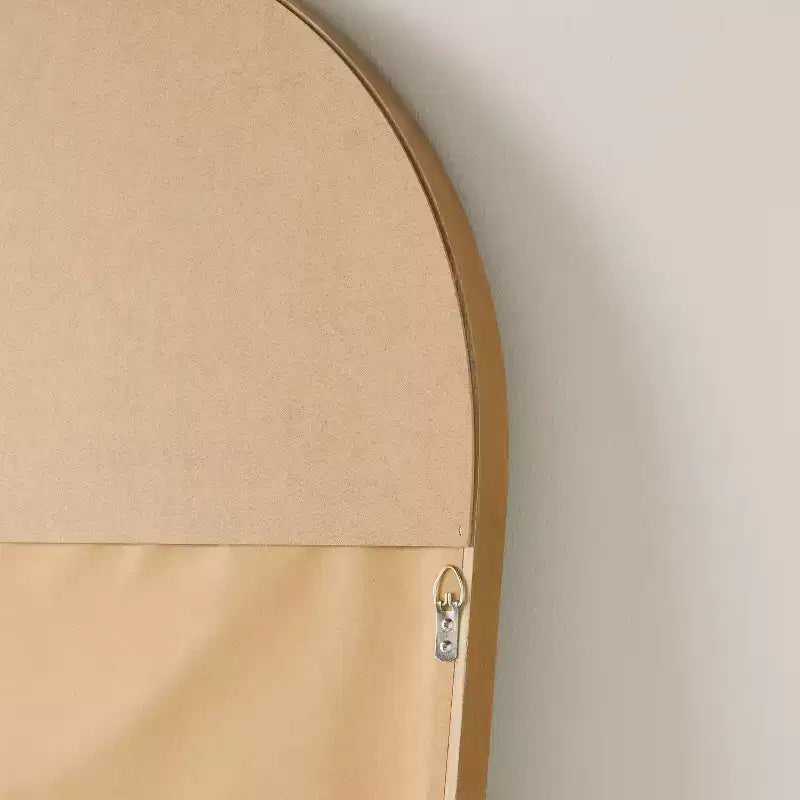 Miroir en bois à cadre cintré 71,1 x 177,8 cm Laiton – Hearth & Hand™ avec Magnolia