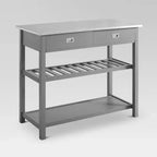 Dessertes de cuisine Chloe en acier inoxydable - Crosley