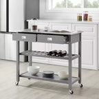 Dessertes de cuisine Chloe en acier inoxydable - Crosley