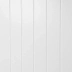 Meuble d'entrée LuxenHome blanc en MDF avec banc de rangement