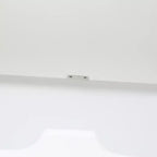 Meuble d'entrée LuxenHome blanc en MDF avec banc de rangement