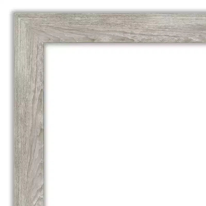 Miroir mural de salle de bain Amanti Art Dove Greywash Petite Bevel 30 x 24 po