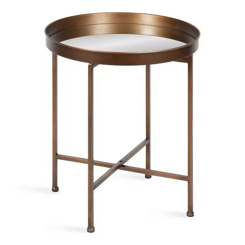 Kate and Laurel Celia Round Metal Side Table