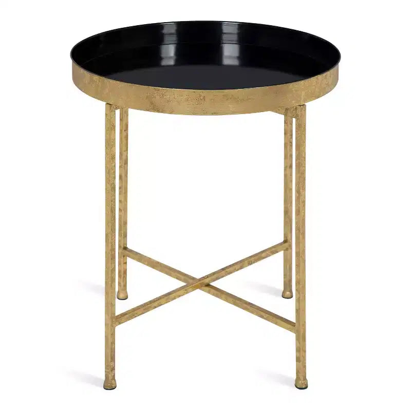 Table d'appoint ronde en métal Kate et Laurel Celia
