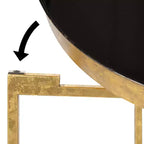 Table d'appoint ronde en métal Kate et Laurel Celia