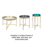 Table d'appoint ronde en métal Kate et Laurel Celia