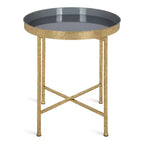 Table d'appoint ronde en métal Kate et Laurel Celia