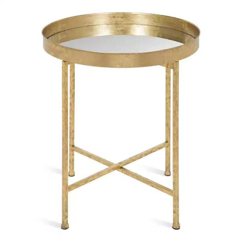Table d'appoint ronde en métal Kate et Laurel Celia