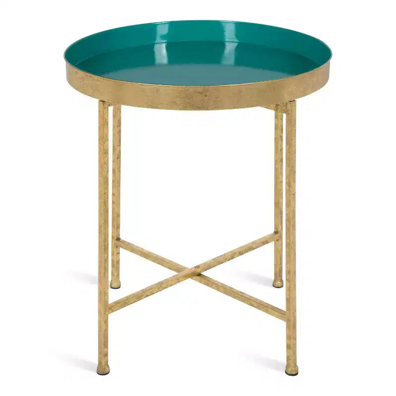 Table d'appoint ronde en métal Kate et Laurel Celia