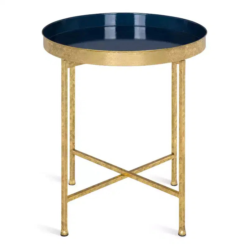 Table d'appoint ronde en métal Kate et Laurel Celia