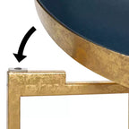 Table d'appoint ronde en métal Kate et Laurel Celia