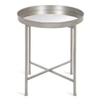 Table d'appoint ronde en métal Kate et Laurel Celia