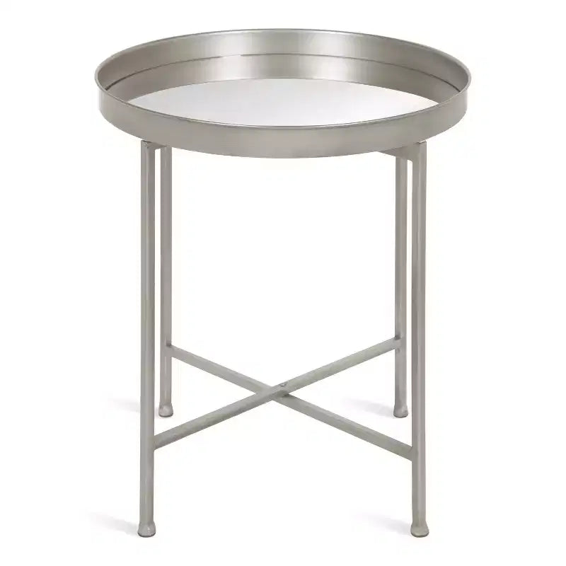 Table d'appoint ronde en métal Kate et Laurel Celia
