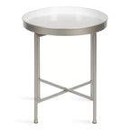 Table d'appoint ronde en métal Kate et Laurel Celia