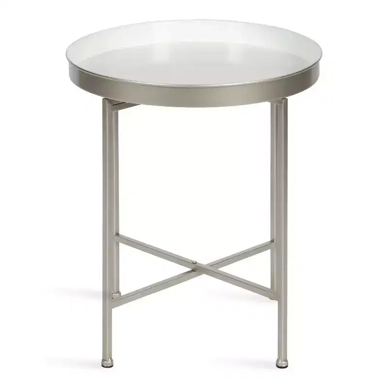 Table d'appoint ronde en métal Kate et Laurel Celia