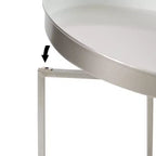Table d'appoint ronde en métal Kate et Laurel Celia