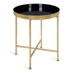 Table d'appoint ronde en métal Kate et Laurel Celia