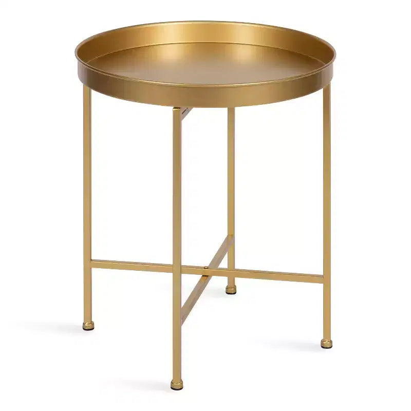 Table d'appoint ronde en métal Kate et Laurel Celia