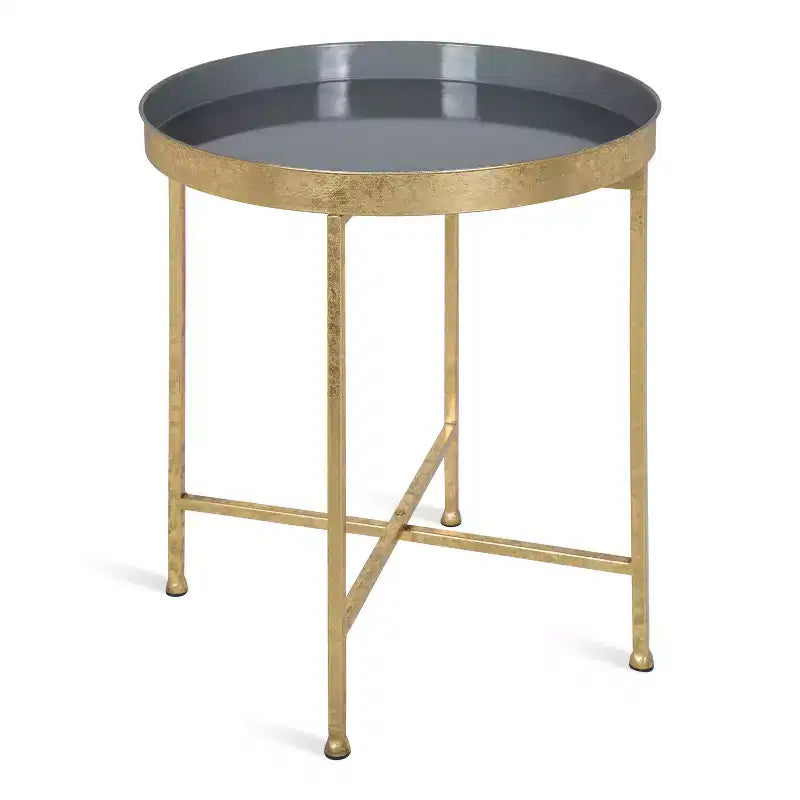 Table d'appoint ronde en métal Kate et Laurel Celia