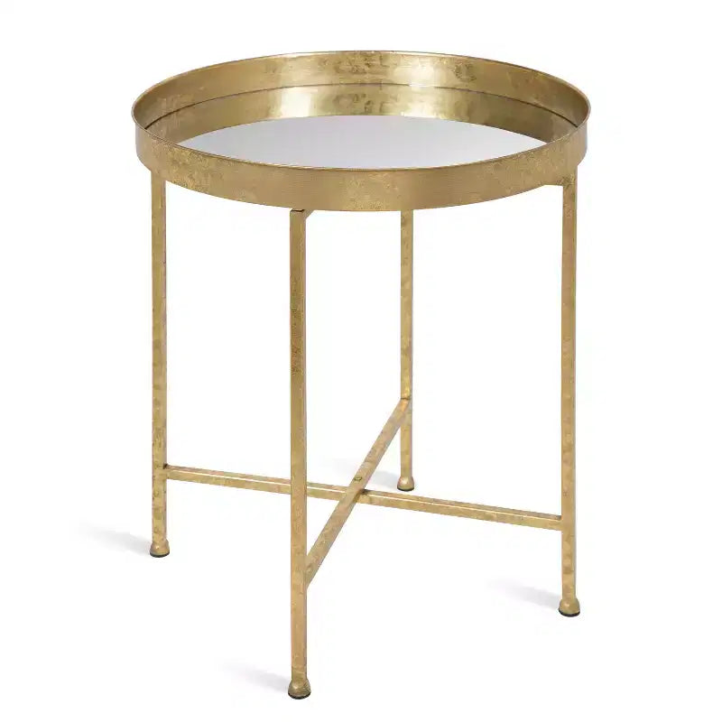 Table d'appoint ronde en métal Kate et Laurel Celia