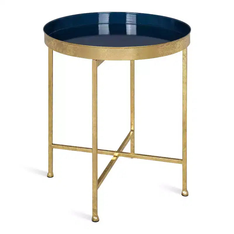 Table d'appoint ronde en métal Kate et Laurel Celia