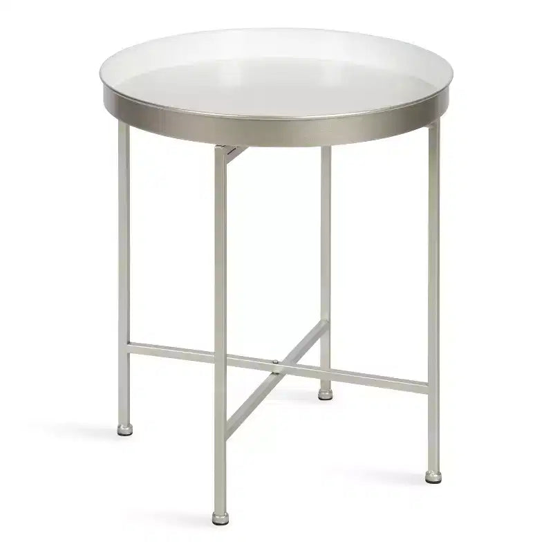 Table d'appoint ronde en métal Kate et Laurel Celia