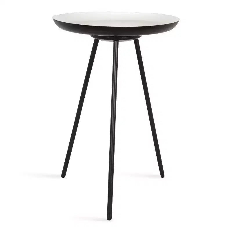 Table d'appoint ronde en métal Laranya par Kate and Laurel