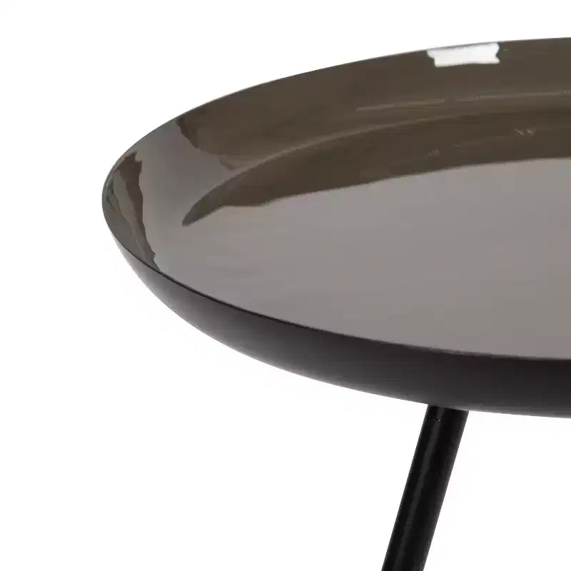 Table d'appoint ronde en métal Laranya par Kate and Laurel