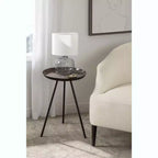 Table d'appoint ronde en métal Laranya par Kate and Laurel