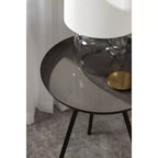 Table d'appoint ronde en métal Laranya par Kate and Laurel