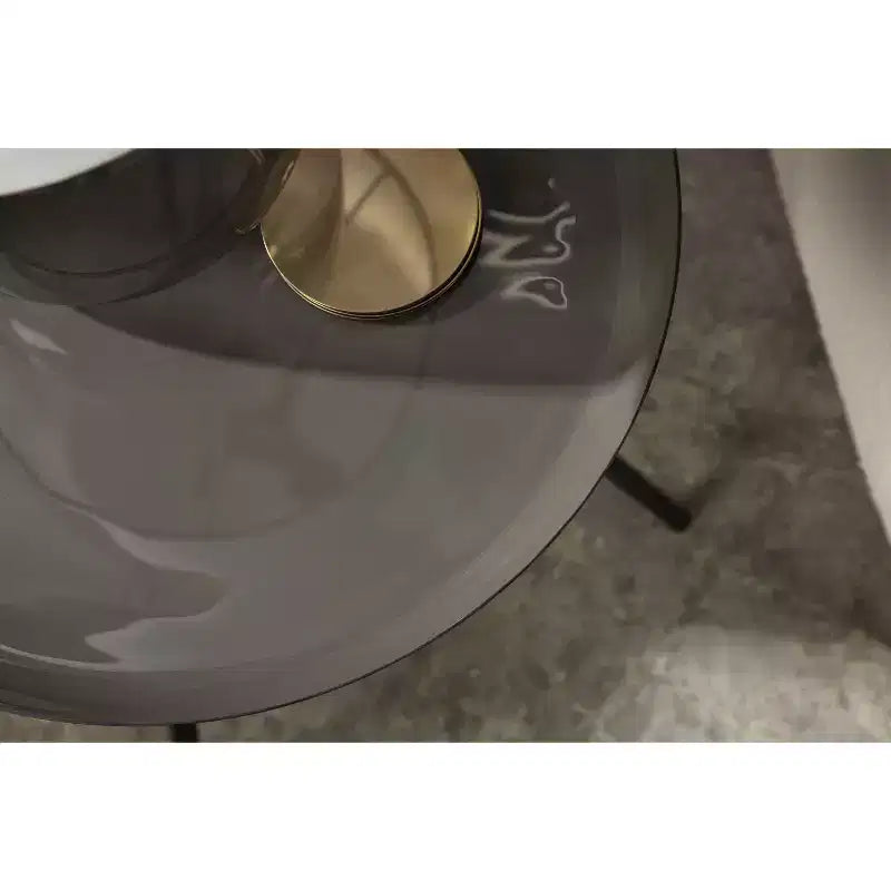 Table d'appoint ronde en métal Laranya par Kate and Laurel